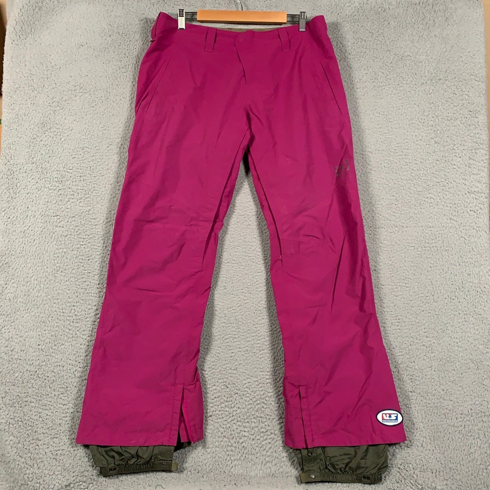 Burton AK Stratus Snowboard Pants Womens Large Magenta GORE-TEX 2L Shell Ski